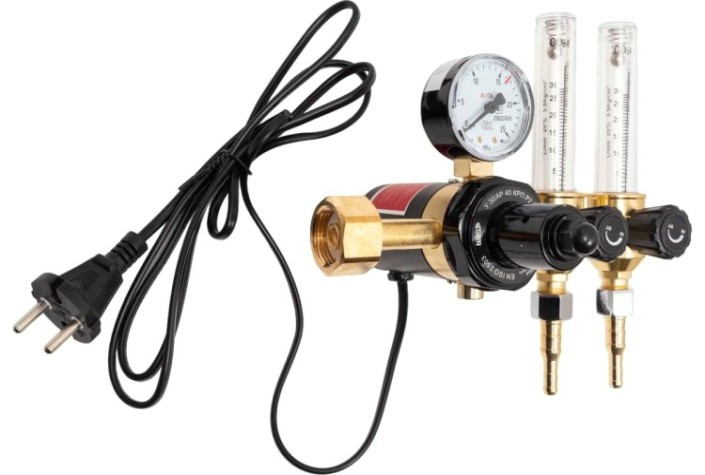 Регулятор расхода газа KRASS У 30/АР 40 КРП Р2 220V для углекислоты и аргона ПОВЕРЕННЫЙ [2133505PV]