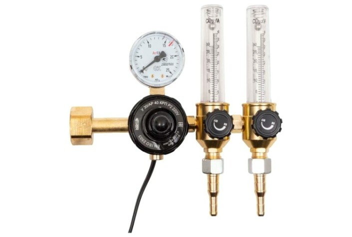 Регулятор расхода газа KRASS У 30/АР 40 КРП Р2 220V для углекислоты и аргона ПОВЕРЕННЫЙ [2133505PV]