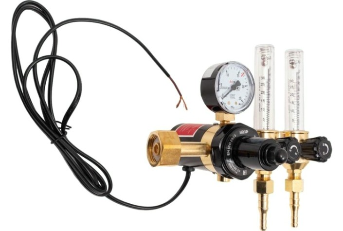 Регулятор расхода газа KRASS У 30/АР 40 КРП Р2 36V для углекислоты и аргона ПОВЕРЕННЫЙ [2133504PV]