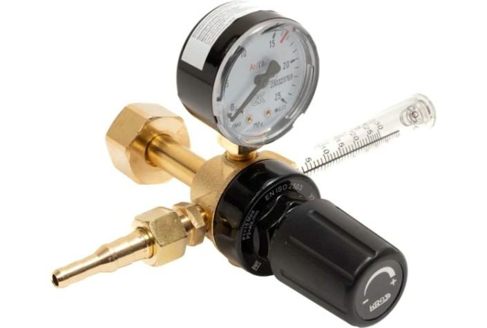 Регулятор расхода газа KRASS У 30/АР 40 Р для углекислоты и аргона ПОВЕРЕННЫЙ [2133617PV]