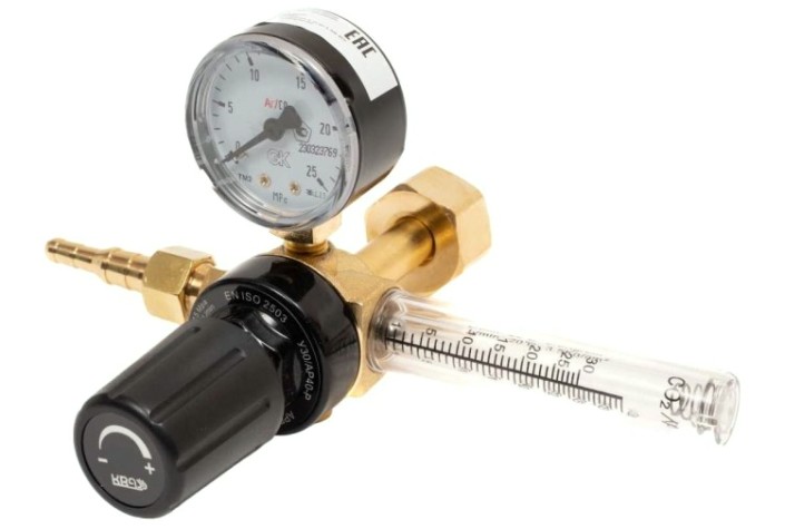 Регулятор расхода газа KRASS У 30/АР 40 Р для углекислоты и аргона ПОВЕРЕННЫЙ [2133617PV]