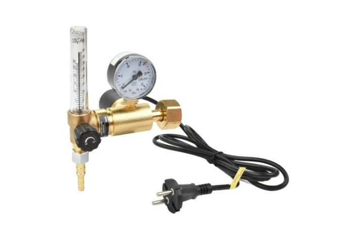 Регулятор расхода газа KRASS У 30/АР 40П Р 220V для углекислоты и аргона ПОВЕРЕННЫЙ [2133619PV]