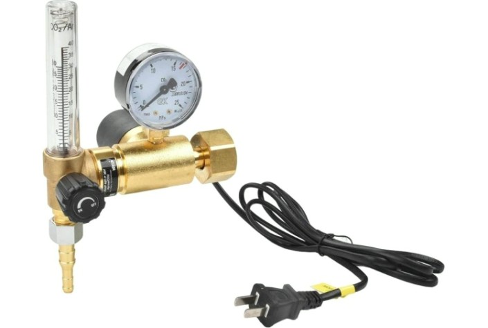 Регулятор расхода газа KRASS У 30/АР 40П Р 36V для углекислоты и аргона ПОВЕРЕННЫЙ [2133618PV]