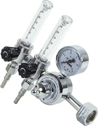 Регулятор расхода Кедр У-30/АР-40/2 с 2 ротаметрами [8005035]