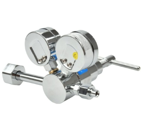 Регулятор расхода KRASS РВД-30/2 высокого давления, кислород/инерт. газы,ПОВЕРЕННЫЙ [2141004PV]