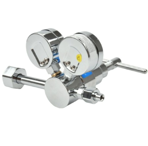 Регулятор расхода KRASS РВД-30/3 высокого давления, кислород/инерт. газы,ПОВЕРЕННЫЙ [2141003PV]