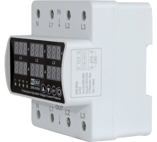 Реле RUCELF SRW-3F63A напряжения трехфазное