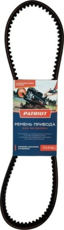 Ремень PATRIOT 17X914Li для мотокультиватора Самара, Самара-М, Урал, Урал EXTREME, Калуга-М [426009000]