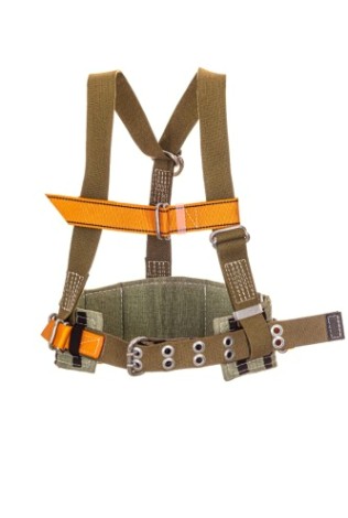 Ремень шахтерский с наплечными лямками МОЛОТ РШ II-2 (двухшпеньковая рамочная пряжка) [РШ 2-2]