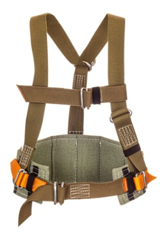 Ремень шахтерский с наплечными лямками МОЛОТ РШ II-3 (пряжка из 2-х овальных колец) [РШ 2-3]