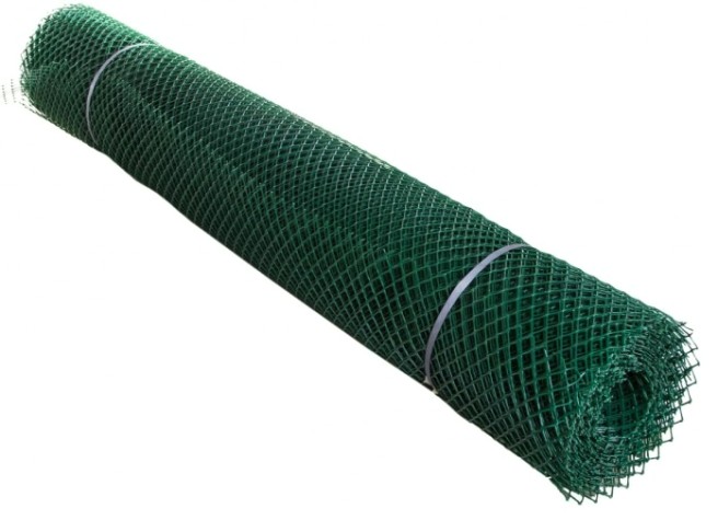 Решетка садовая GRINDA 1,63х15 м, ячейка 18х18 мм цвет хаки [422277]