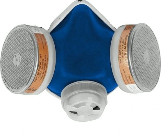 Респиратор ЗУБР ПРОФЕССИОНАЛ рпг-67 а1 противогазовый с фильтрами а1 [11140_z02]