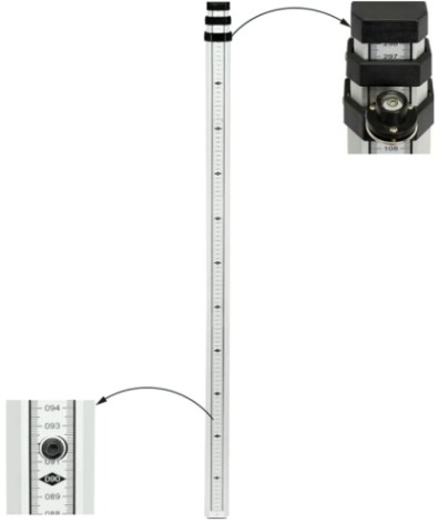 Рейка геодезическая RGK TS-3 С ПОВЕРКОЙ [4610011870972]