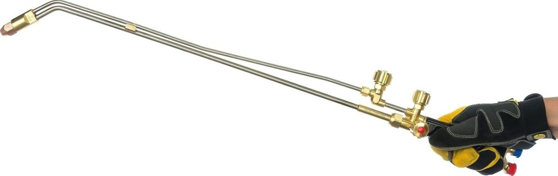 Резак пропановый KRASS Р1П-100-УД удлинен. (вент. до 100 мм) L=765 мм, вн № 1,2,3,4 [2117531]