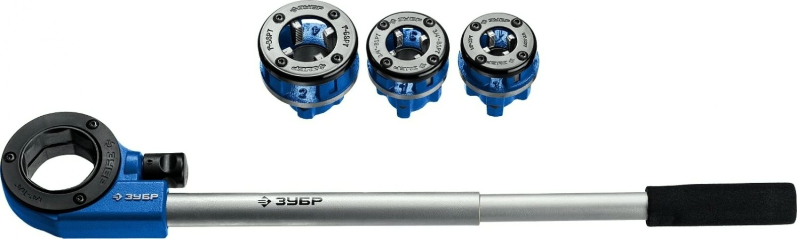 Резьбонарезной комплект №3 с трещоткой ЗУБР ПРОФЕССИОНАЛ 28270-H3_z01 [28270-H3_z01]