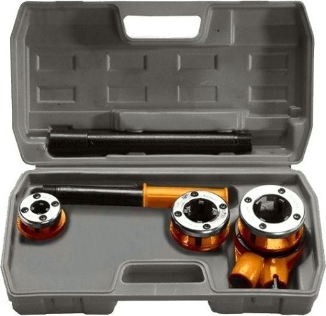 Резьбонарезной комплект Sparta 4 предмета от 1/2" до 1" [773335]