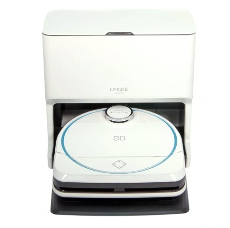 Робот-пылесос HOBOT LEGEE-D8 моющий со станцией самоочистки салфеток LuLu [LEGEE-D8 + LuLu]