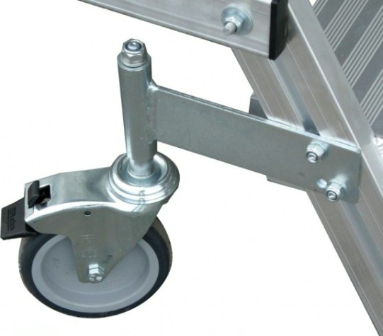 Ролик 820518 KRAUSE с фиксатором для лестниц с платформой STABILO 4 ступ. [820518]