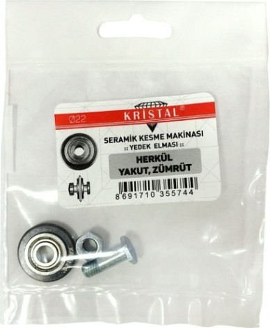 Ролик для плиткореза KRISTAL с подшипником 22 мм [35574]