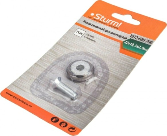 Ролик для плиткореза Sturm 1072-600-700 (22.0х10.5х2.0 мм)