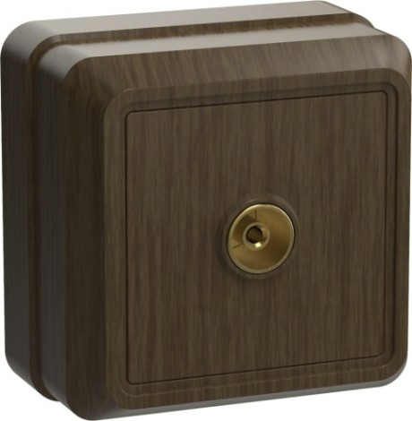 Розетка 1-местная IEK РТВ20-ОД телевизионная дуб [EAO10-K04-DC]