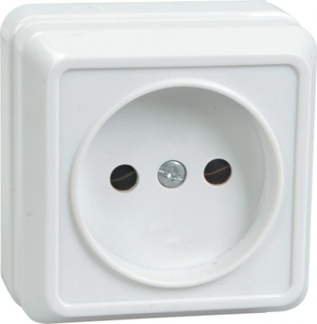 Розетка IEK Октава 1-м оп 10а ip20 без заземл. [ERO10-K01-10-DC]