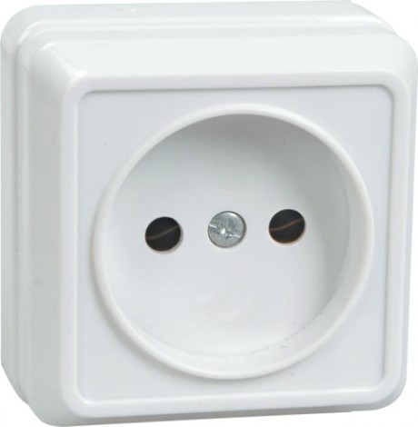 Розетка IEK Октава 1-м оп 10а ip20 без заземл. крем. [ERO10-K33-10-DC]