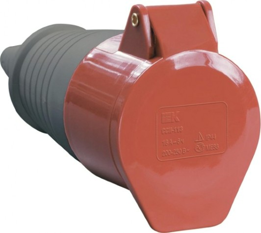 Розетка IEK ССИ-225 кабельная 32а 380в 3p+pe+n ip44 [PSR22-032-5]