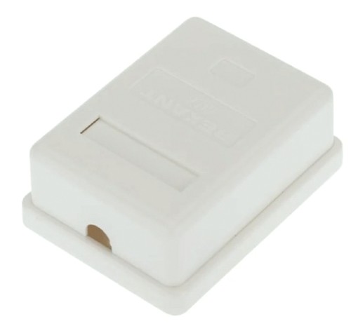 Розетка компьютерная REXANT 03-0132 внешняя, 1-порт RJ-45 (8P8C), UTP, CAT 6