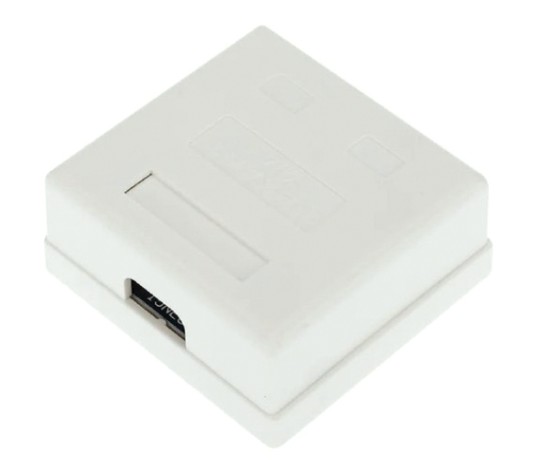 Розетка компьютерная REXANT 03-0136 внешняя, 2-порта RJ-45 (8P8C), UTP, CAT 6