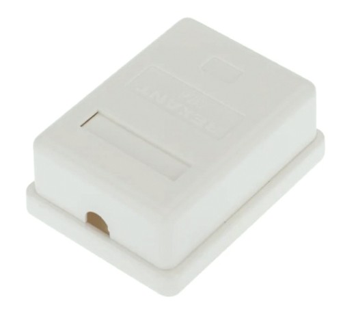 Розетка компьютерная REXANT 03-0142 внешняя, 1-порт RJ-45 (8P8C), FTP, CAT 6