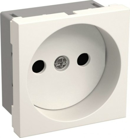 Розетка разборная IEK Праймер РКС-20-20 1-м 2мод. 10а ip20 45х45 без заземл. [CKK-40D-RSB2-K01-K]