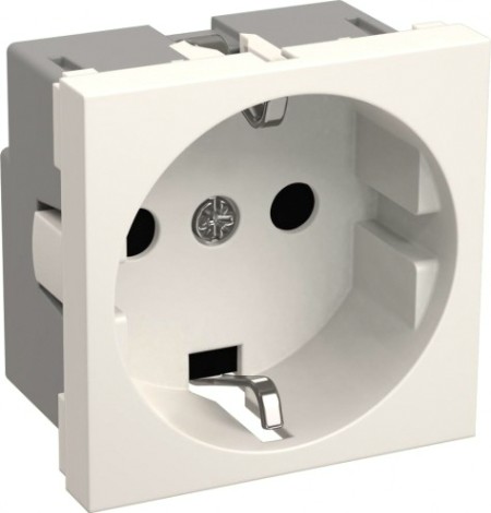 Розетка разборная IEK Праймер РКС-20-30 1-м 2мод. 45х45 с заземл. [CKK-40D-RSZB2-K01-K]