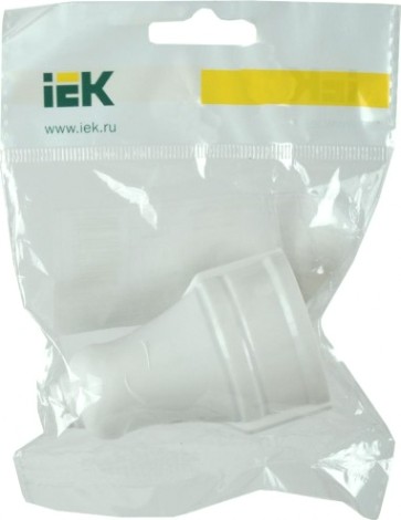 Розетка разборная IEK РПп10-01 16а прямая с заземл. [ERP10-16-01-K01]