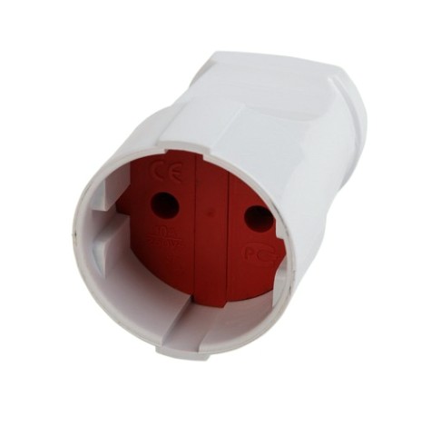 Розетка разборная REXANT 11-8527 без з/к 10А белая