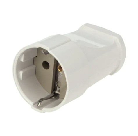 Розетка разборная REXANT 11-8528 Евро с з/к 16А белая