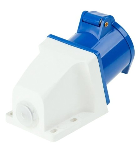 Розетка REXANT 11-8912 123 стационарная 2Р+РЕ 32А 220В IP44