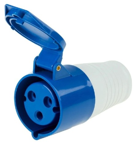 Розетка REXANT 11-8921 223 переносная 2Р+РЕ 32А 220В IP44