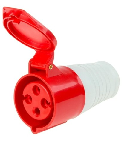 Розетка REXANT 11-8922 224 переносная 3Р+РЕ 32А 380В IP44