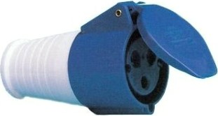 Розетка силовая EKF шт223 32А 2P+E