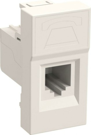 Розетка телефонная IEK Праймер RJ11 1мод. кат. 3 механизм [CKK-40D-RT1-K01]