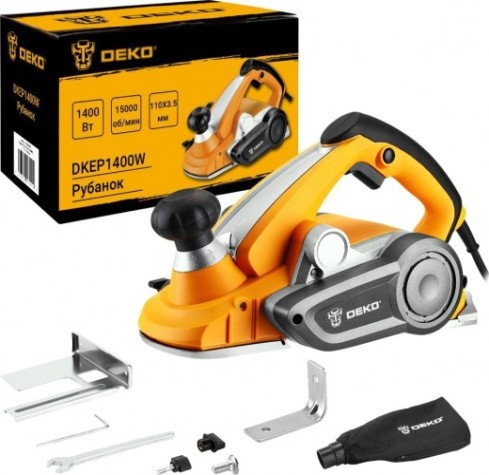 Рубанок сетевой DEKO DKEP1400W [063-4196]