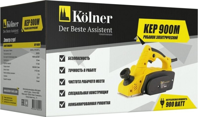 Рубанок сетевой Kolner KEP 900М [кн900м]