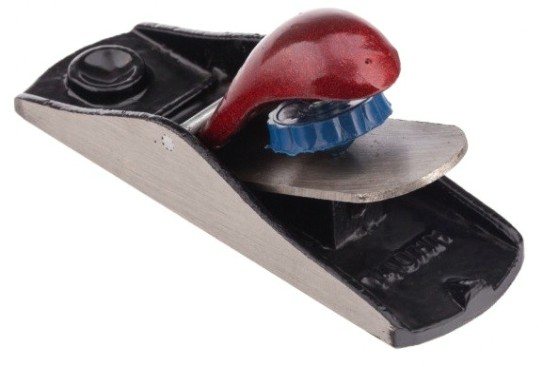 Рубанок столярный Sparta 140х45 мм металлический, малогабаритный [210205]