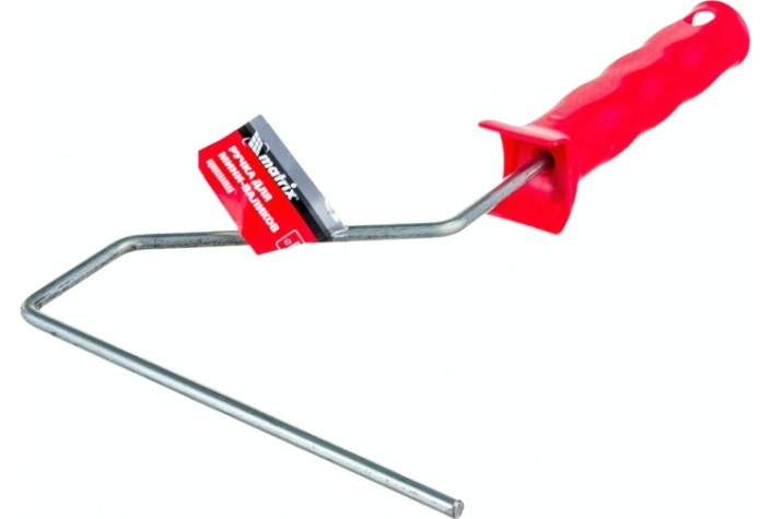 Ручка для валика MATRIX 180 мм, 6 мм d ручки-6 мм, оцинкованная// [81215]