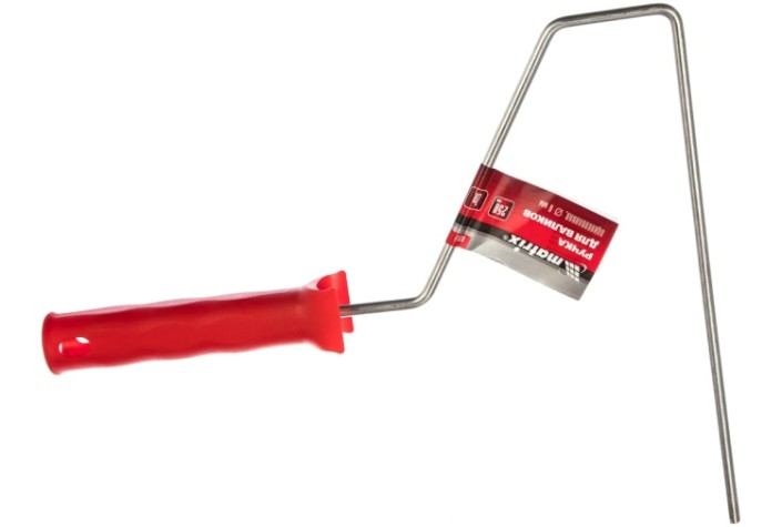 Ручка для валика MATRIX 250 мм, 6 мм d 6 мм, оцинкованная [81217]