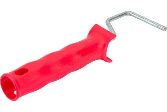 Ручка для валика MATRIX для мини 50 мм и 75 мм, d ручки-6 мм, оцинкованная// [81211]