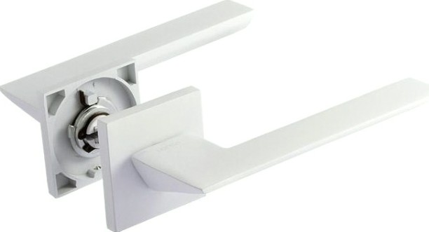 Ручка дверная НОРА-М 130K Slim "Белая" [18617]