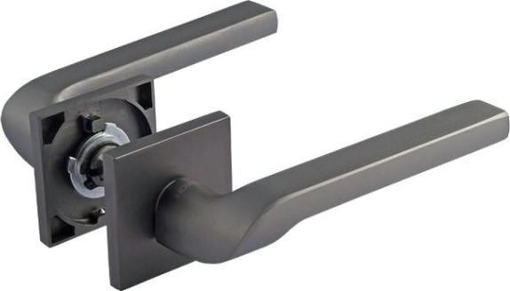 Ручка дверная НОРА-М 131K Slim "Графит" [18620]