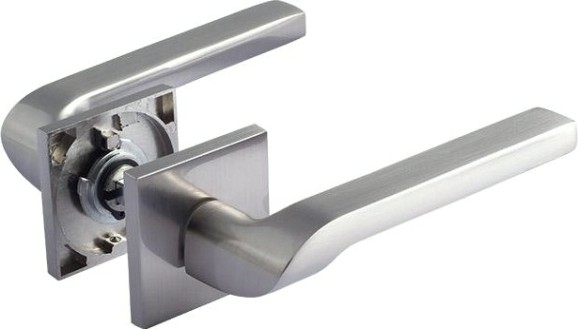 Ручка дверная НОРА-М 131K Slim "Матовый никель" [18619]